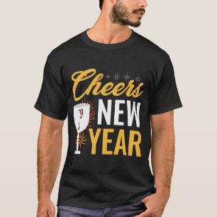 Cheers To A New Year Clothing  Men Women New Years T-Shirt