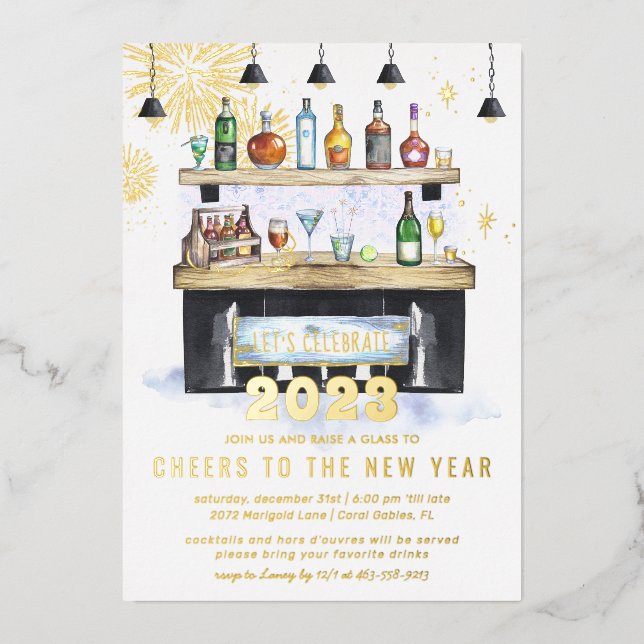 Cheers to a New Year | Holiday Cocktail Party  (Front)
