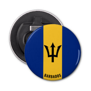 Cheers to Barbados! Splendid Patriotic Bottle Opener