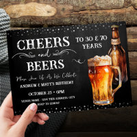 Cheers to Beers Double Birthday