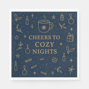 Cheers to Cozy Nights Paper Napkin