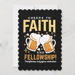 Cheers to Faith & Fellowship - Oktoberfest Holiday Card