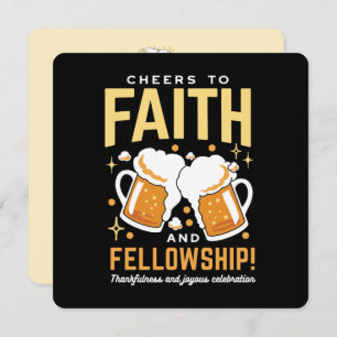 Cheers to Faith & Fellowship - Oktoberfest Holiday Card