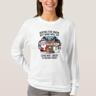 Cheers to Holiday Cheer Christmas T-Shirt