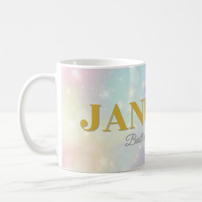 Cheers to January: A Toast to the Best Month Coffee Mug (Left)