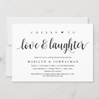 Cheers to Love and Laughter, Wed Rehearsal Party