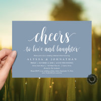 Cheers to love and laughter, Wedding Rehearsal