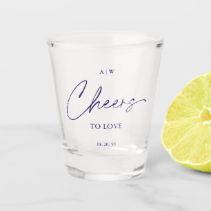 Cheers to Love – Elegant Wedding Shot Glass
