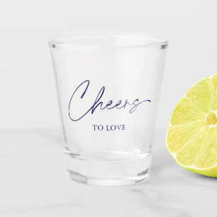 Cheers to Love – Elegant Wedding Shot Glass