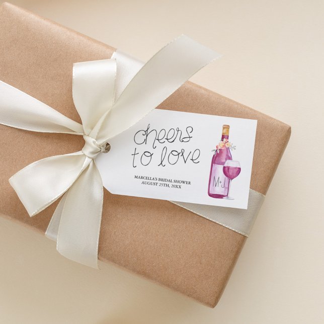 Cheers To Love Gift Tags (Creator Uploaded)