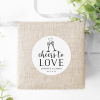 Cheers to Love Wedding Favour