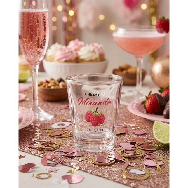 Cheers to Name Bachelorette  Shot Glass (Creator Uploaded)