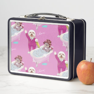 Cheers to Relaxation Metal Lunch Box