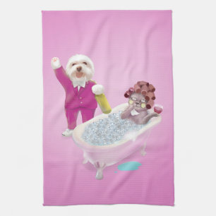 Cheers to Relaxation Tea Towel