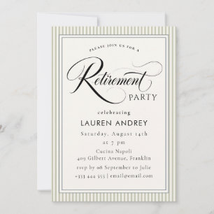 Cheers to Retirement Celebration Invitation