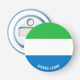 Cheers to Sierra Leone! Splendid Patriotic Bottle Opener
