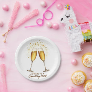 Cheers to Sparkling 2026 Plates