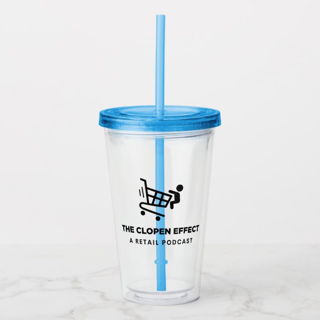 Cheers to The Clopen Effect Acrylic Tumbler (Front)