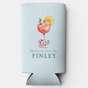 Cheers to the Future Mrs. Bridal Shower Seltzer Can Cooler