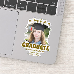 Cheers to the Graduate Custom Photo Name Family