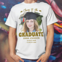 Cheers to the Graduate Custom Photo Name Family