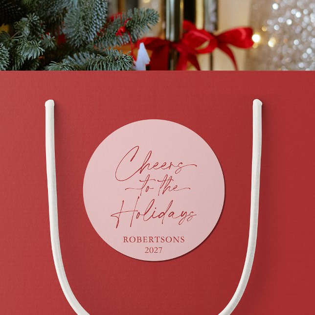 Cheers to the Holidays Festive Sticker (Creator Uploaded)