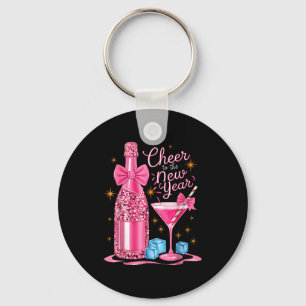 Cheers To The New Year 2026 Champagne New Years Ev Key Ring