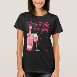 Cheers To The New Year 2026 Champagne New Years Ev T-Shirt