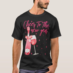 Cheers To The New Year 2026 Champagne New Years Ev T-Shirt