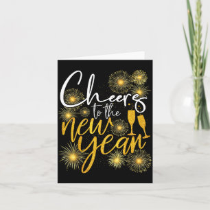Cheers To The New Year 2026 Firework Happy New Yea Card