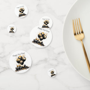 🍽️🎈 "Cheers to the New Year" Confetti Coasters