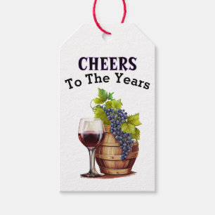 Cheers To The Years Gift Tags
