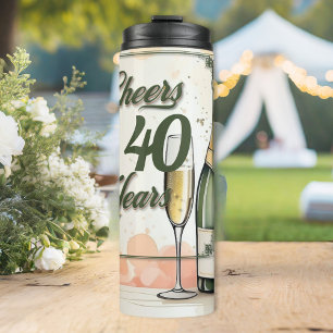 Cheers to Years Party Thermal Tumbler