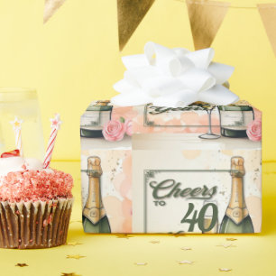 Cheers to Years Party Wrapping Paper