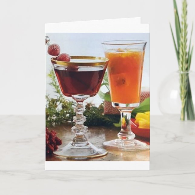 **CHEERS TO YOU AND MERRY CHRISTMAS*** CARD (Front)