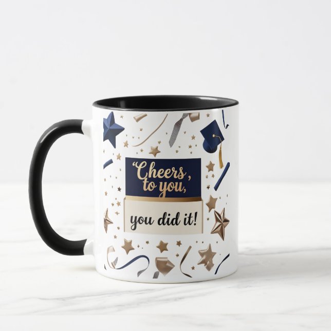 Cheers to You Grad Mug – Combo 11oz (Left)