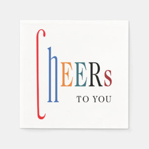 Cheers To You Happy New Year Party Napkin