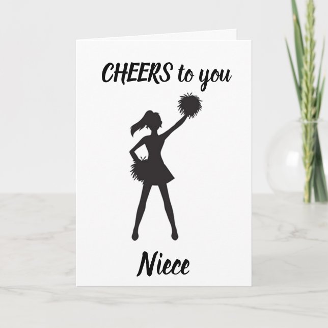 CHEERS TO YOU **NIECE** ON "YOUR BIRTHDAY" CARD (Front)