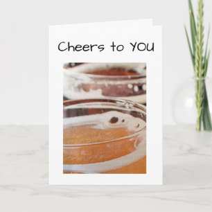 CHEERS TO YOU ON YOUR **RETIREMENT** CARD