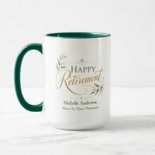 Cheers To Your Retirement Personalised Name Mug