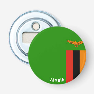 Cheers to Zambia! Splendid Patriotic Bottle Opener