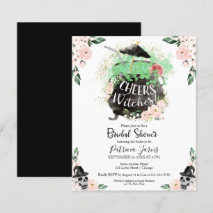 Cheers Witches Bridal Shower Budget Invitations