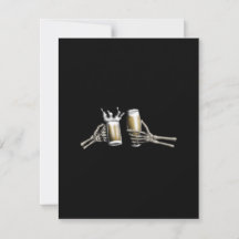 Cheers with Skeleton Hands on a