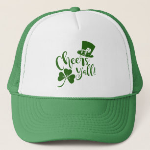 Cheers Y'all St Patrick's Day Irish Parade & Party Trucker Hat
