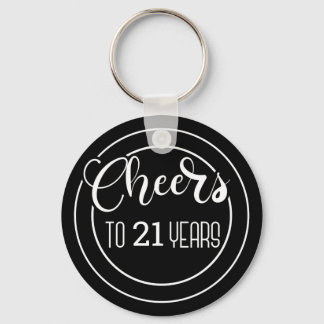 Cheers (Your Age) Keychain