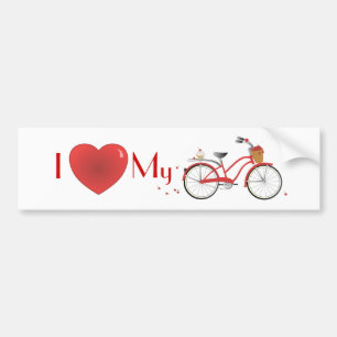 Cheery Cherry Bicycle Bumper Sticker