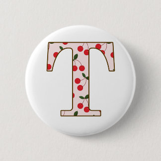 Cheery Cherry T 6 Cm Round Badge