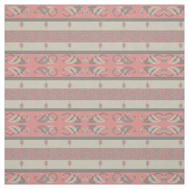 Cheery Coral Pink Fabric (Swatch)