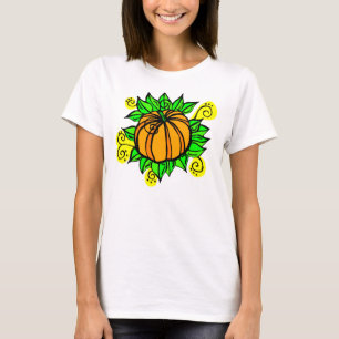 Cheery Harvest Pumpkin T-Shirt