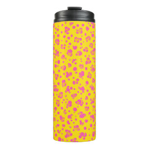 Cheery Pink Dots Summer Tumbler – 16oz